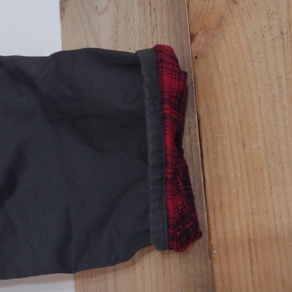 Woolrich Army Green High Waisted Flannel Lined Pants Size 16 W 38" L 32" - Picture 8 of 12